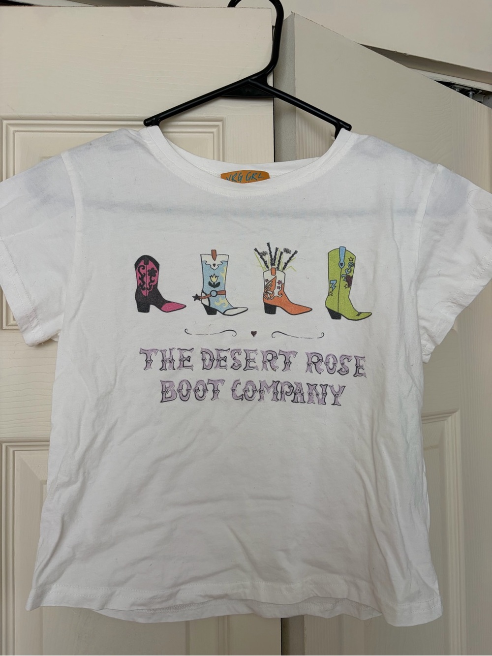 The Desert Rose Boot Company Graphic Tee - White